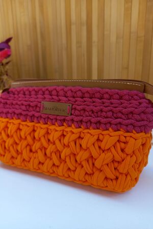 Necessaire Lumiere / Laranja e Magenta - 166